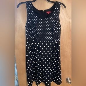 Black and White Polka Dot Dress